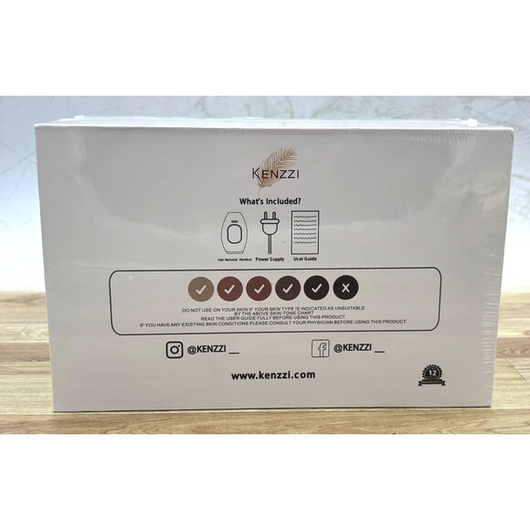 Kenzzi The Premium Hair Removal Handset Body & Face At Home IPL Hair Removal - Picture 4 of 13